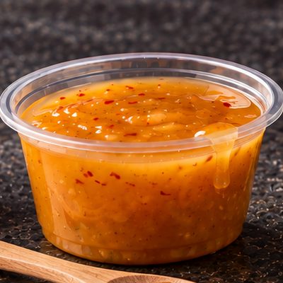 SISIN Gold in a sauce cup